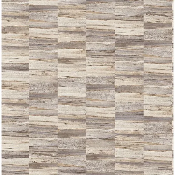 2900-24907 | Hugo Cream Faux Wood Wallpaper