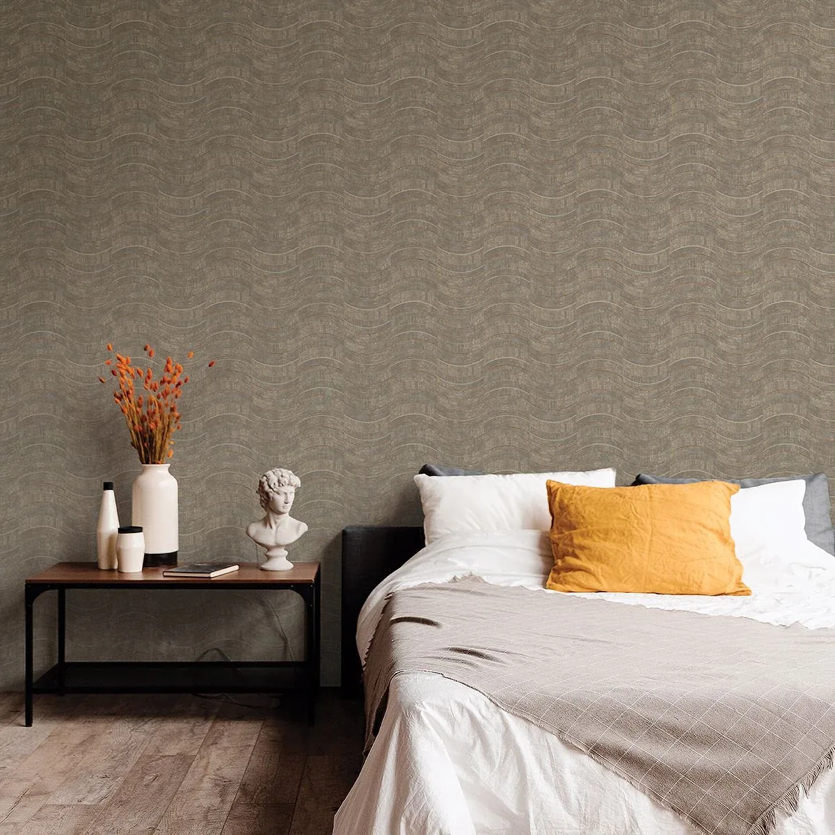 Brewster Home Fashions Hydra Light Grey Geometric Wallpaper - SKU 2927-10804