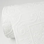 Brewster Home Fashions Ibold White Tin Ceiling Scroll Paintable Wallpaper - SKU 4000-59001