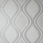 Brewster Home Fashions Ignatius Grey Ogee Wallpaper - SKU AH295101