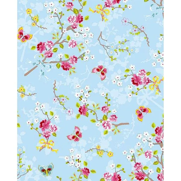 Brewster Home Fashions Ilse Light Blue Cherry Blossom Wallpaper - SKU 375071