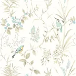 Brewster Home Fashions Imperial Garden Beige Botanical Wallpaper - SKU 3117-24171