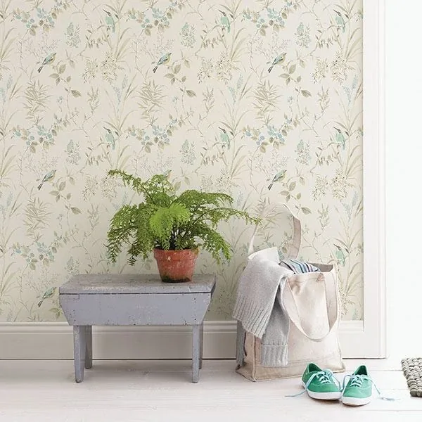 Brewster Home Fashions Imperial Garden Beige Botanical Wallpaper - SKU 3117-24171