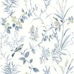 Brewster Home Fashions Imperial Garden Blueberry Botanical Wallpaper - SKU 4134-26990