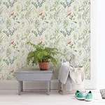 Brewster Home Fashions Imperial Garden Green Botanical Wallpaper - SKU 2904-24173