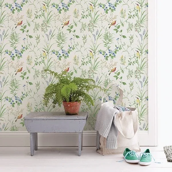 Brewster Home Fashions Imperial Garden Green Botanical Wallpaper - SKU 2904-24173