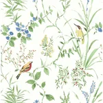 Brewster Home Fashions Imperial Garden Green Botanical Wallpaper - SKU 4134-24173