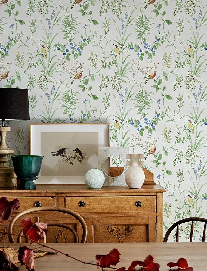 Brewster Home Fashions Imperial Garden Green Botanical Wallpaper - SKU 4134-24173