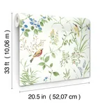 Brewster Home Fashions Imperial Garden Green Botanical Wallpaper - SKU 4134-24173