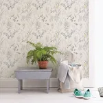 Brewster Home Fashions Imperial Garden Light Grey Botanical Wallpaper - SKU 2904-24172