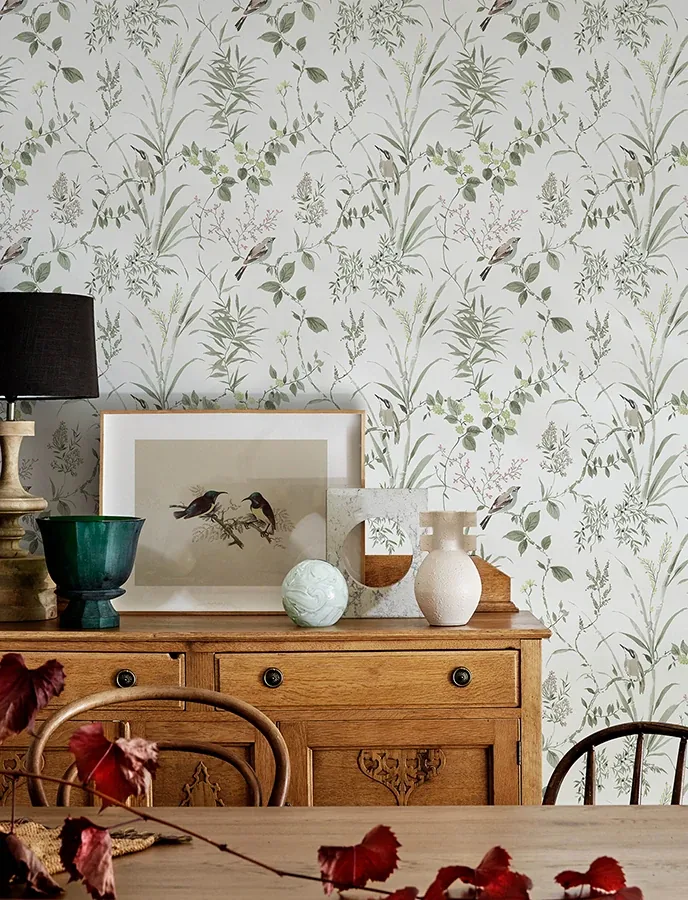 Brewster Home Fashions Imperial Garden Moss Botanical Wallpaper - SKU 4134-26992