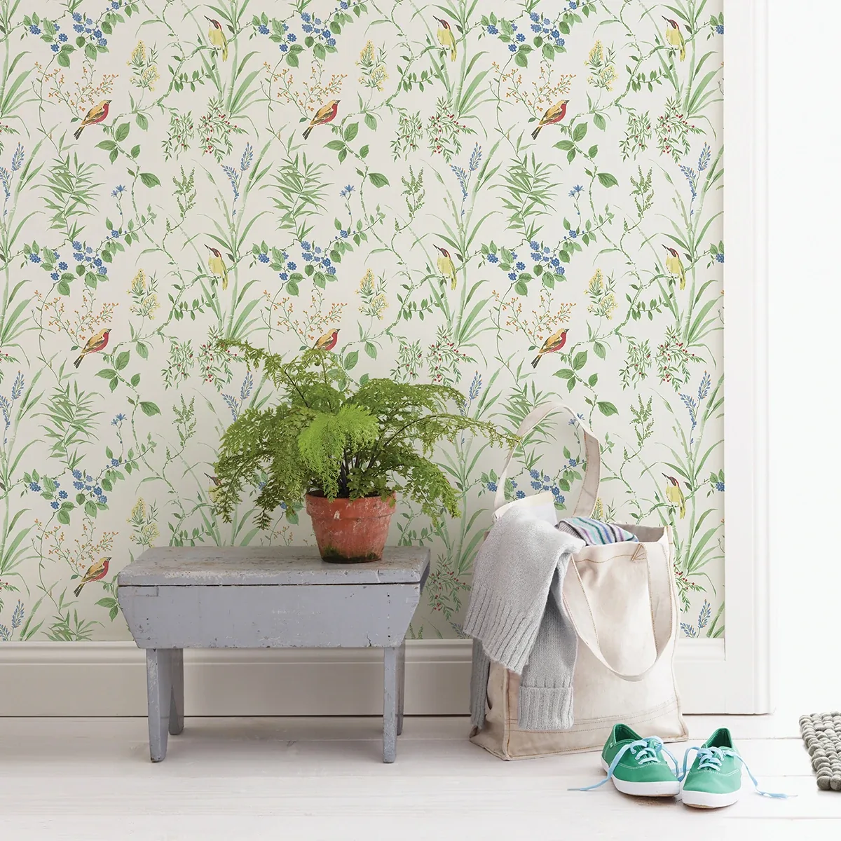 Brewster Home Fashions Imperial Garden Multicolor Botanical Wallpaper - SKU 3123-24173