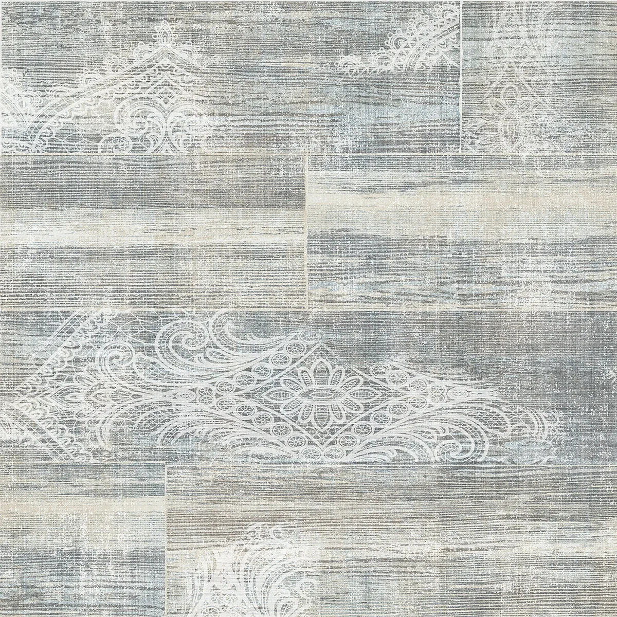 MD17301 | Inaya Blue Ornament Wallpaper