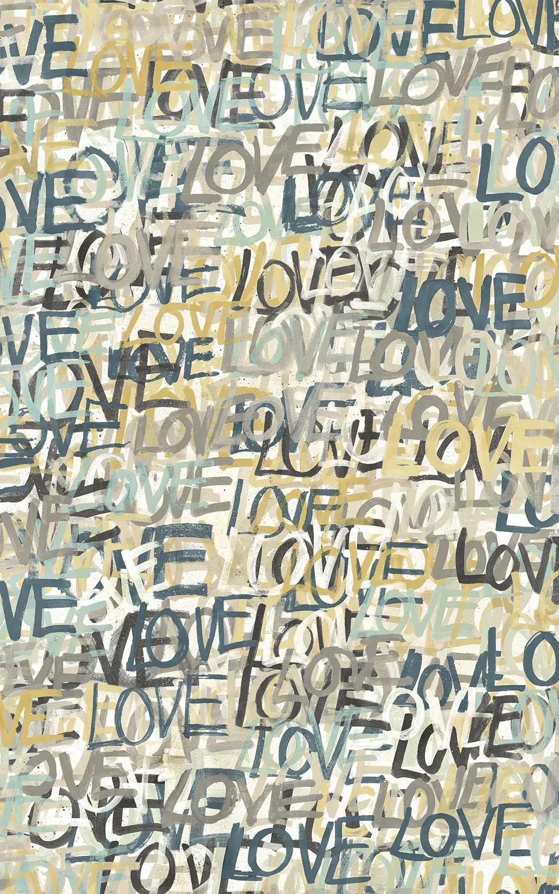 CEP50121W | Indio Neutral Love Scribble Wallpaper