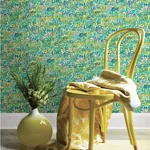 Brewster Home Fashions Indio Teal Love Scribble Wallpaper - SKU CEP50123W