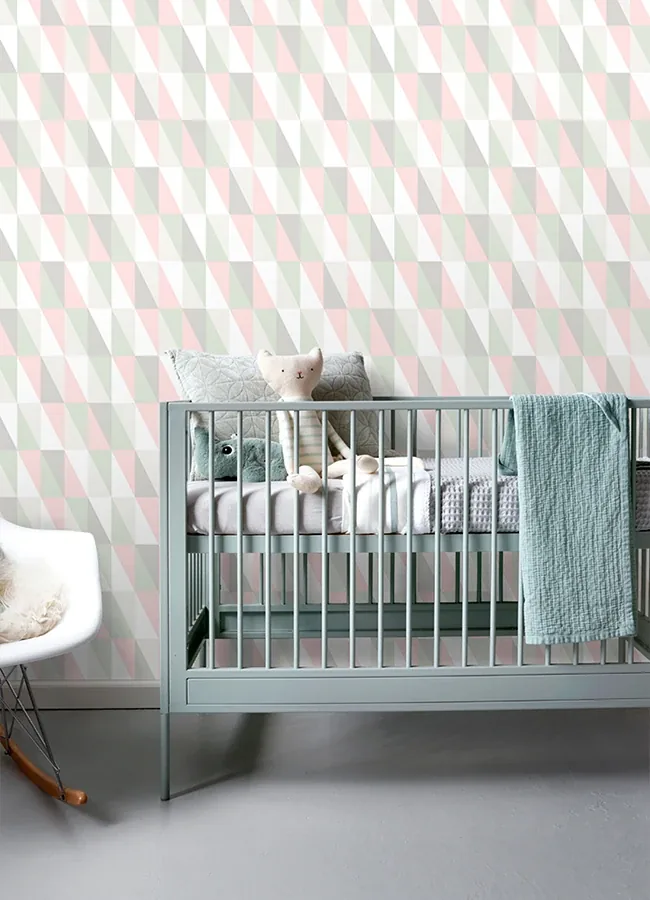 Brewster Home Fashions Inez Pastel Geometric Wallpaper - SKU 4060-138919