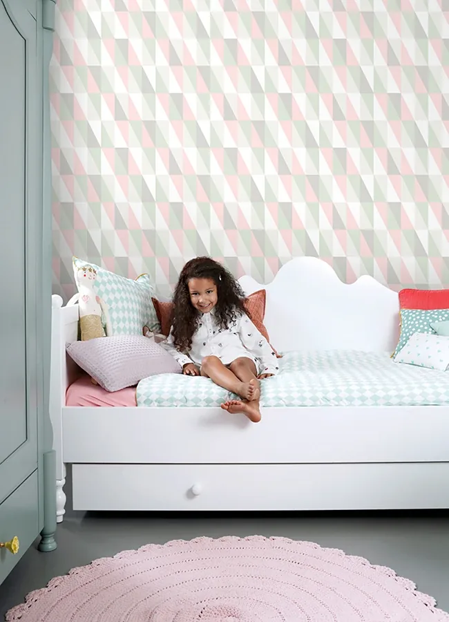 Brewster Home Fashions Inez Pastel Geometric Wallpaper - SKU 4060-138919