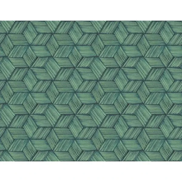 Brewster Home Fashions Intertwined Blue Geometric Wallpaper - SKU PS41404