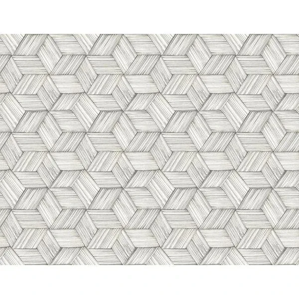 PS41400 | Intertwined Grey Grey Geometric Wallpaper
