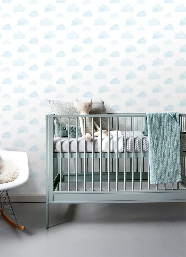 Brewster Home Fashions Irie Blue Clouds Wallpaper - SKU 4060-138930