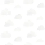 Brewster Home Fashions Irie Grey Clouds Wallpaper - SKU 4060-138945