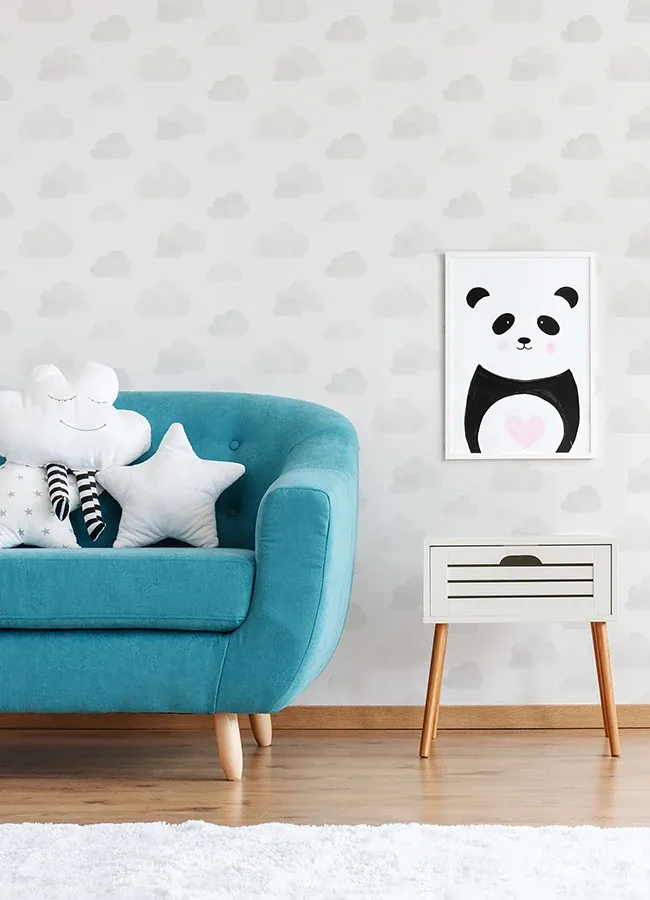 Brewster Home Fashions Irie Grey Clouds Wallpaper - SKU 4060-138945