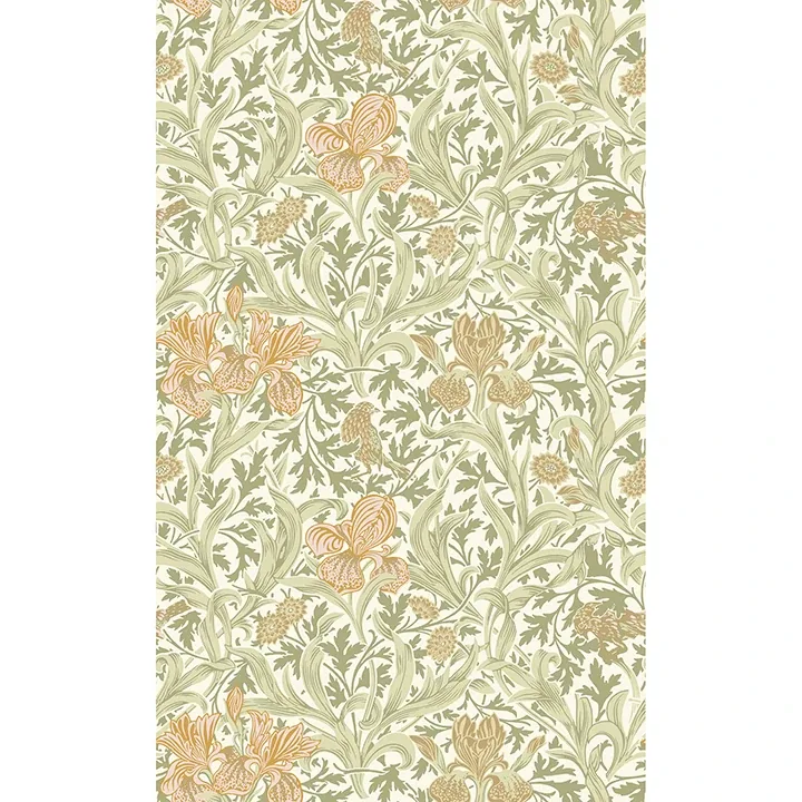4171-82049 | Iris Light Green Wild Gardens Wallpaper