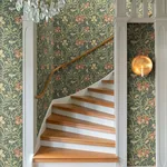 Brewster Home Fashions Iris Navy Wild Gardens Wallpaper - SKU 4171-82051
