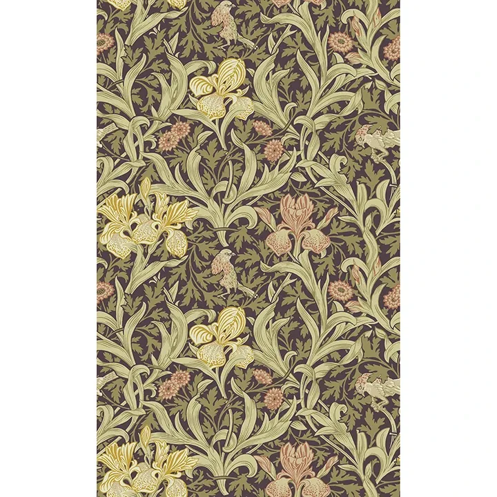 4171-82052 | Iris Plum Wild Gardens Wallpaper
