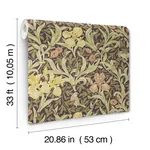 Brewster Home Fashions Iris Plum Wild Gardens Wallpaper - SKU 4171-82052