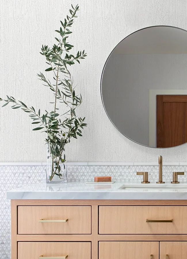 Brewster Home Fashions Ironbark Ivory Textured Wallpaper - SKU 4168-19933