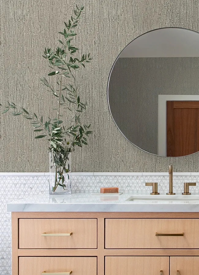 Brewster Home Fashions Ironbark Light Brown Textured Wallpaper - SKU 4168-19942