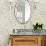 Brewster Home Fashions Isidore Wheat Scroll Wallpaper - SKU 4072-70007