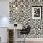 Brewster Home Fashions Izeda Black Floral Tile Wallpaper - SKU 2980-26196
