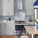 Brewster Home Fashions Izeda Blue Floral Tile Wallpaper - SKU 2980-26192