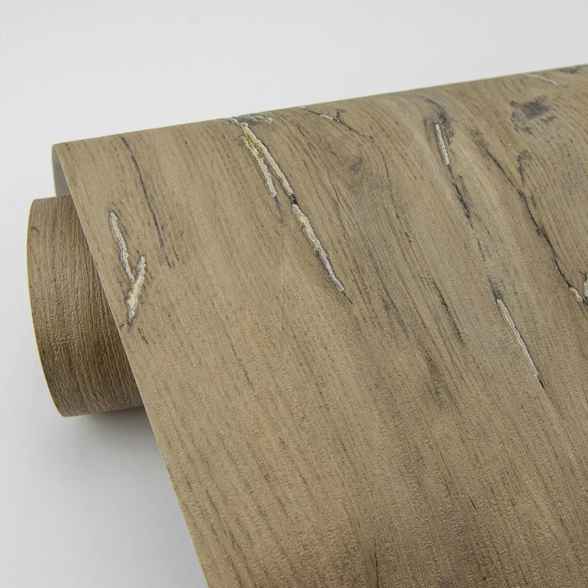 Brewster Home Fashions Jackson Light Brown Wooden Plank Wallpaper - SKU 4020-86018