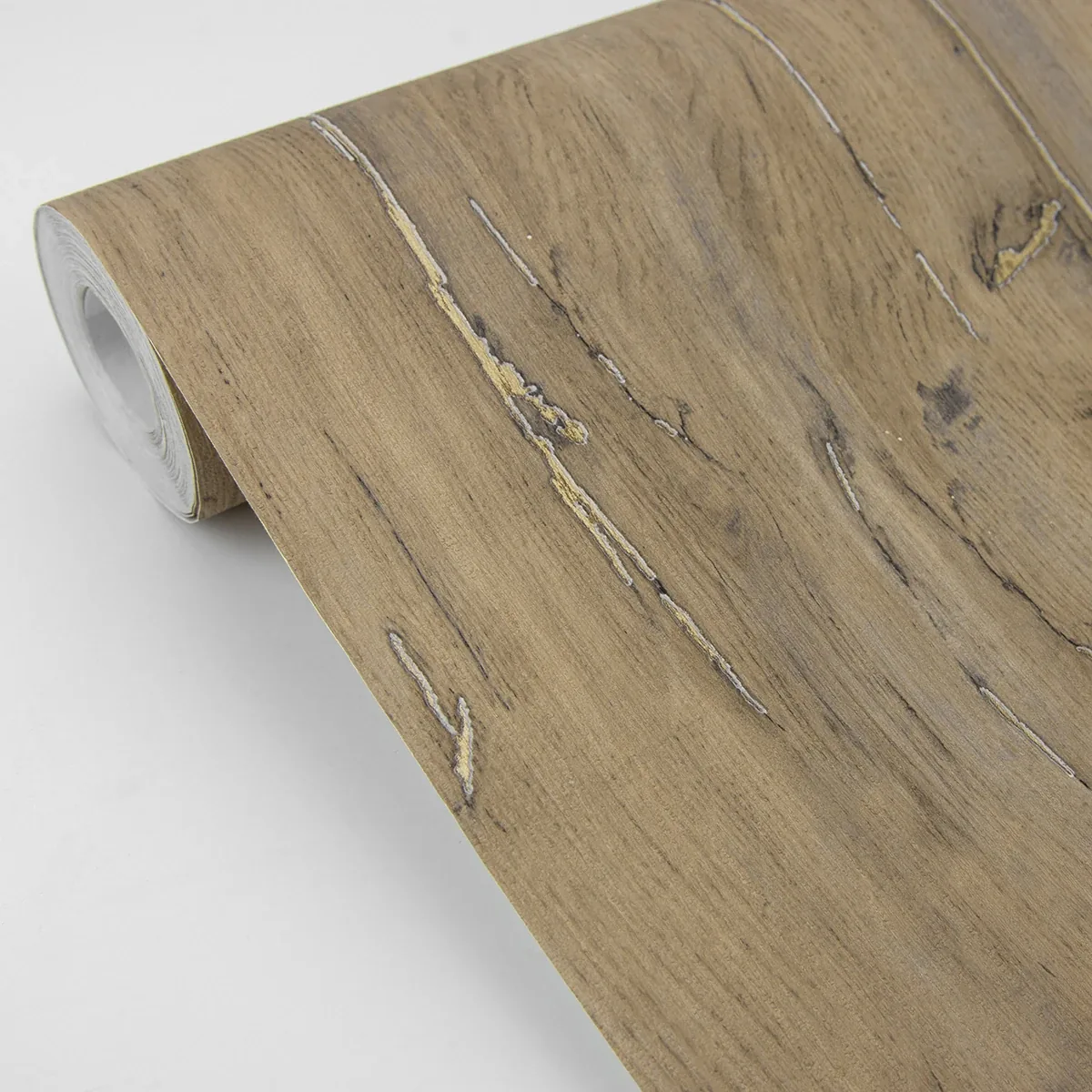 Brewster Home Fashions Jackson Light Brown Wooden Plank Wallpaper - SKU 4020-86018