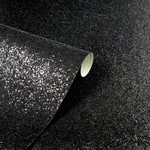 Brewster Home Fashions Jacqueline Black Sequin Wallpaper - SKU AH901005