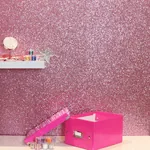 Brewster Home Fashions Jacqueline Pink Sequin Wallpaper - SKU AH901001