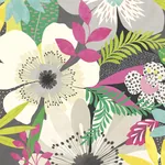 Brewster Home Fashions Janis Charcoal Floral Riot Wallpaper - SKU CEP50101W
