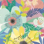 Brewster Home Fashions Janis Pastel Floral Riot Wallpaper - SKU CEP50103W