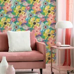 Brewster Home Fashions Janis Pastel Floral Riot Wallpaper - SKU CEP50103W