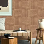 Brewster Home Fashions Jasper Rust Block Texture Wallpaper - SKU 4125-26736
