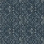 Brewster Home Fashions Java Navy Medallion Wallpaper - SKU 3118-12661