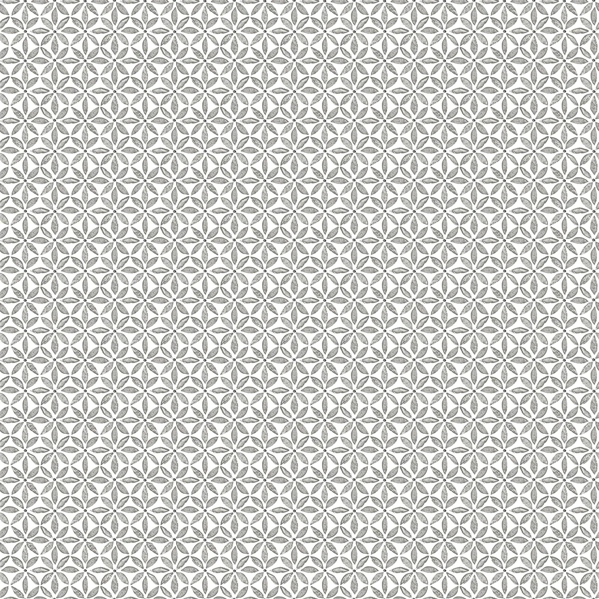 3122-10613 | Jellia Charcoal Petal Geometric Wallpaper