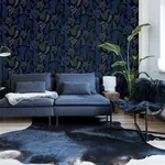 Brewster Home Fashions Jerome Blue Botanical Wallpaper - SKU AH909800