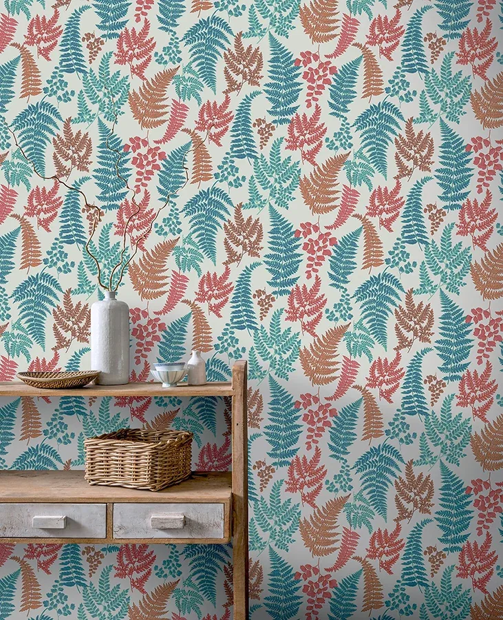 Brewster Home Fashions Jerome Red Botanical Wallpaper - SKU AH909801