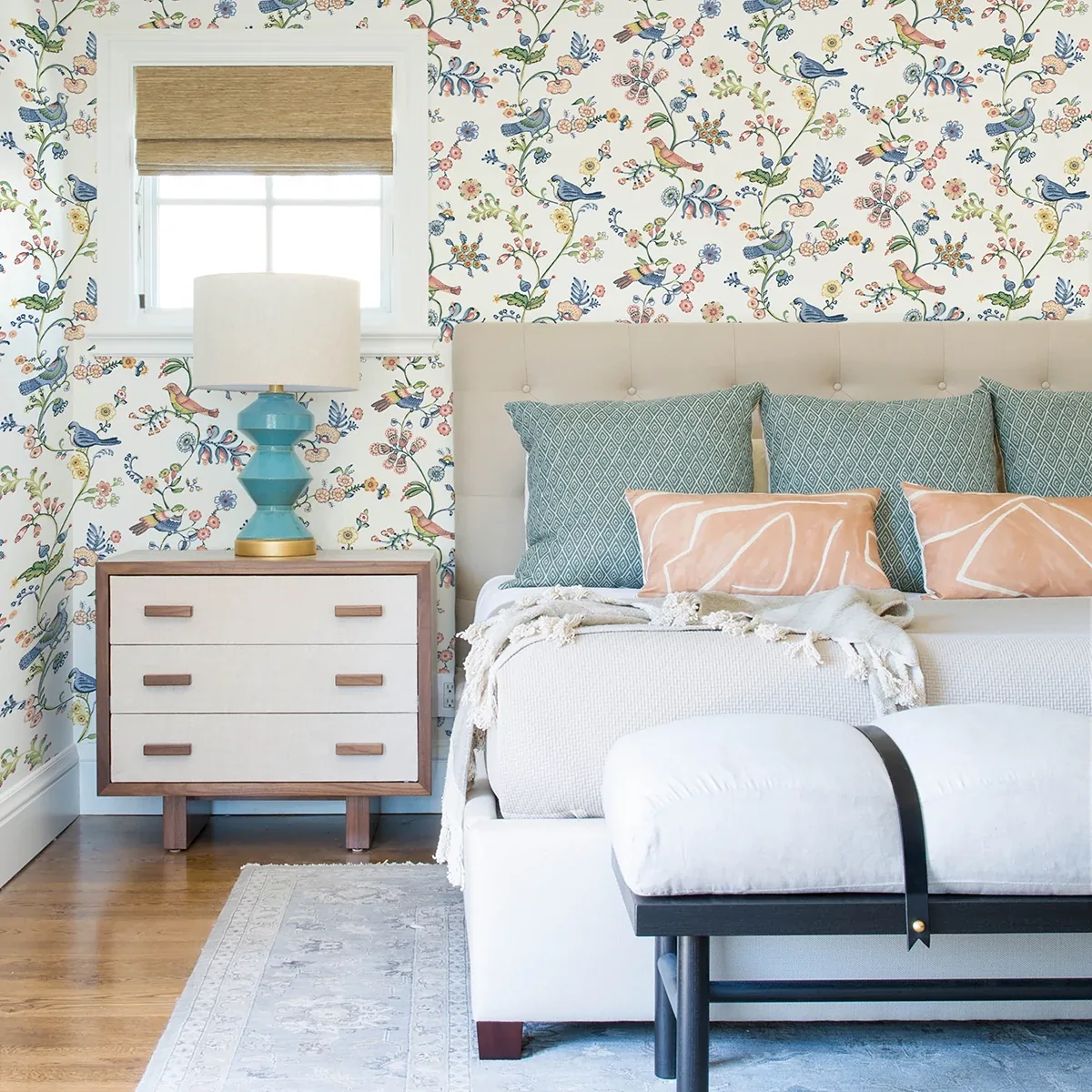Brewster Home Fashions Jinjur Multicolor Bird Trail Wallpaper - SKU 3122-10801