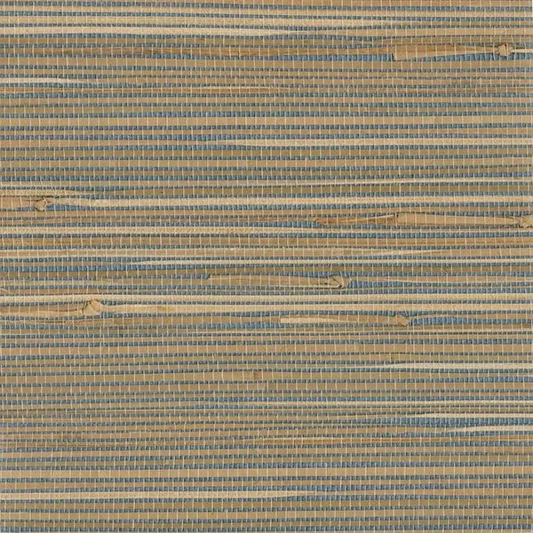 Brewster Home Fashions Jissai Mariner Blue Grasscloth Wallpaper - SKU 2693-30270