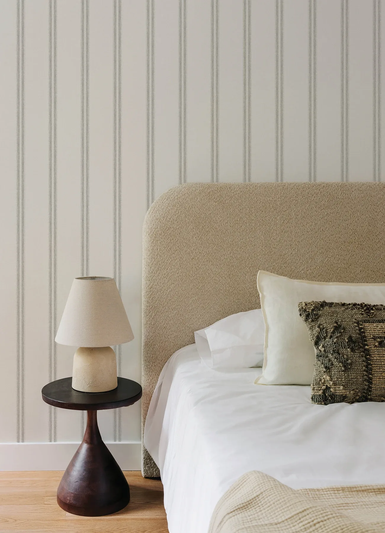 Brewster Home Fashions Johnny Charcoal Stripes Wallpaper - SKU 4169-13076